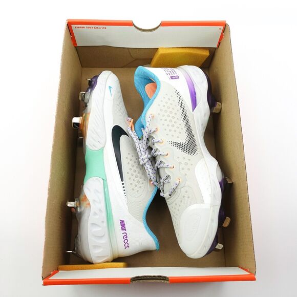 Nike Alpha Huarache Elite 3 Low Metal Baseball Cleats Mens Size 7 CV3552 001 - Picture 11 of 12